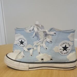 Converse Kids' Blue Cloud High-Top Sneakers